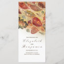 Search for fall wedding programs Elegant