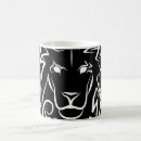 Search for black lion mugs Animal