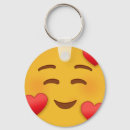 Search for heart emoji key rings Yellow