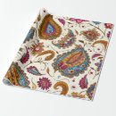 Search for pink paisley wrapping paper Pattern