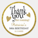 Search for black gold glitter thank you stickers Typography