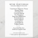 Search for chiropractor flyers Massage