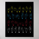 Search for deaf sign language posters Heart