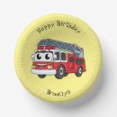 Search for cartoon fire truck crafts party Cute