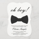 Search for bowtie baby shower invitations Black