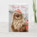 Search for cat thank you cards Floral