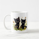 Search for lucky black cat mugs Cute