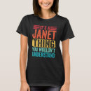 Search for janet tshirts Wouldn