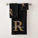 Search for masculine bath towels Black