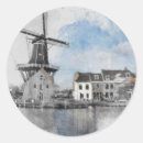 Search for dutch windmill stickers Europe