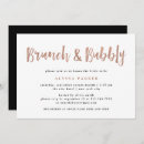 Search for elegant bridal luncheon black gold invitations Black and white