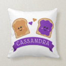 Search for peanut cushions Peanut butter and jelly