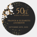 Search for 50th wedding stickers 50 years