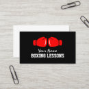 Search for boxing training business cards Fitness