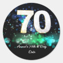 Search for number 70 stickers 70th