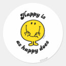 Search for mr happy stickers Vintage
