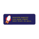 Search for rocket ship return address labels Outer