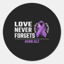 Search for alzheimers purple ribbon stickers Alzheimers awareness sayings