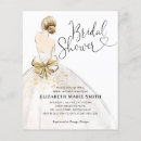 Search for white and gold bridal shower invitations Bride