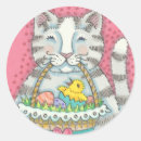 Search for easter kitten stickers Basket