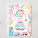 Search for boat invitations Pool party