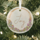 Search for original christmas tree decorations Watercolor