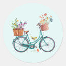 Search for bicycle with flowers stickers Summer
