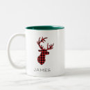 Search for red reindeer mugs Red and black