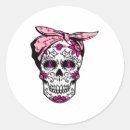 Search for pink skull stickers Awareness