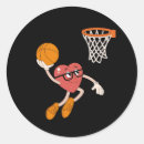 Search for basketball valentine stickers Heart