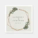 Search for greenery wedding napkins Simple