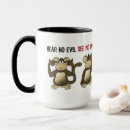Search for evil monkeys mugs See no evil