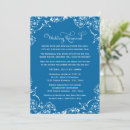 Search for blue scroll invitations Vintage