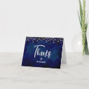 Search for navy silver thank you cards Star of david