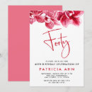 Search for orchids birthday invitations Watercolor floral