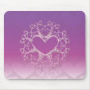 Search for heart mousepads Purple