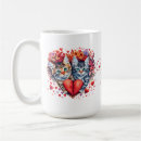 Search for valentines day cat mugs Animal