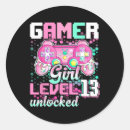 Search for nerd girl stickers Videogame