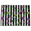 Search for black and white striped gift bags Floral
