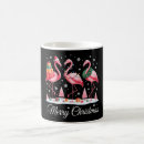 Search for funny flamingo mugs Xmas