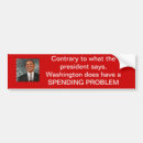 Search for problem bumper stickers President