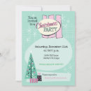 Search for mint green christmas invitations Vintage