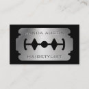 Search for razor blade business cards Hair stylist