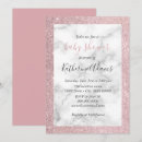 Search for marble and rose gold invitations Minimal