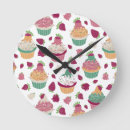 Search for cupcake clocks Girly