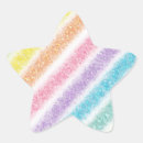 Search for pastel stars stickers Rainbow