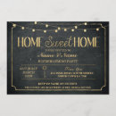 Search for black gold housewarming invitations Party