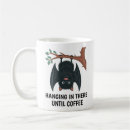 Search for hanging bat mugs Trick or treat