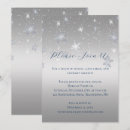 Search for blue and silver christmas invitations Modern