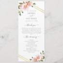 Search for green gold wedding programs Blush